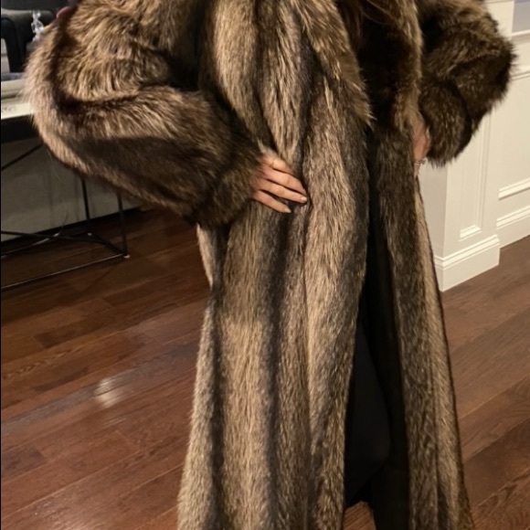 Jay Leonard furs Jackets & Coats Genuine Full Length Fur Coat